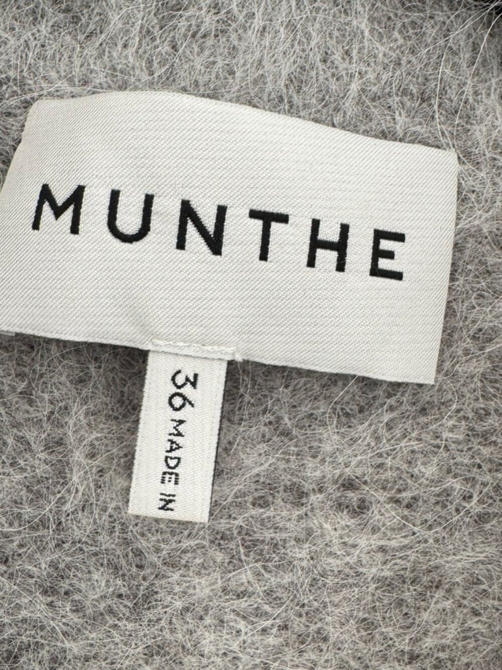 Munthe "Roxas" Cropped Cardigan in Grey, size 36 - Picture 5 of 8